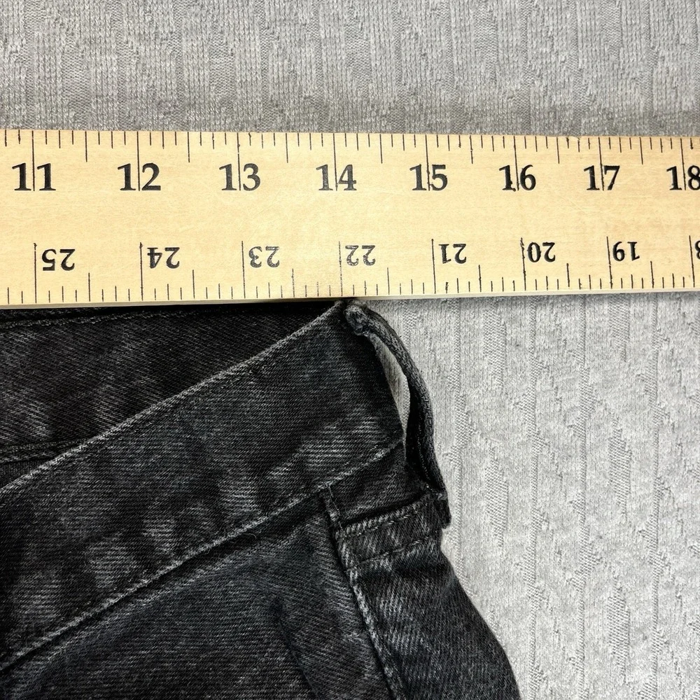 Levi's 501 Black Jeans Men (29x32) straight Leg Button Fly‎ actual size 28X31